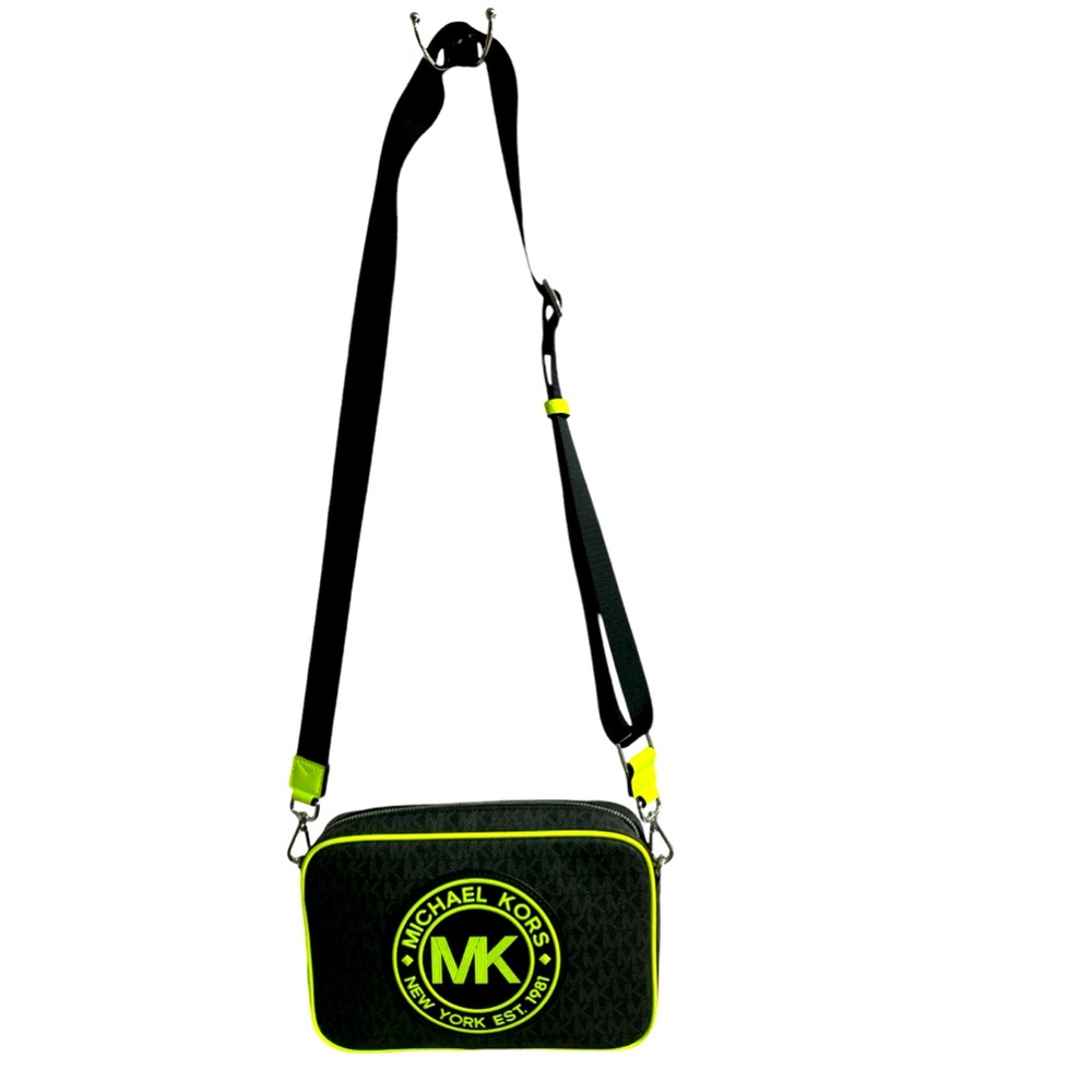 MICHAEL KORS FULTON SPORT CROSS BODY NEON BAG